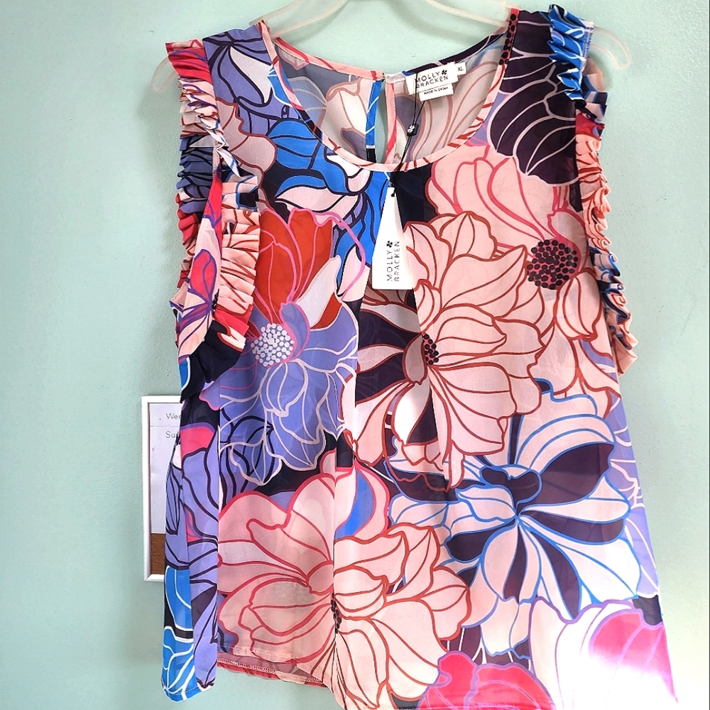 Molly Bracken Ladies Woven Top